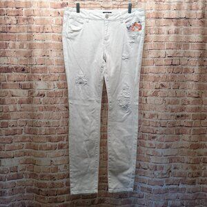 Allen B. By Allen Schwartz Jeans White Aztec Pockets Size 12